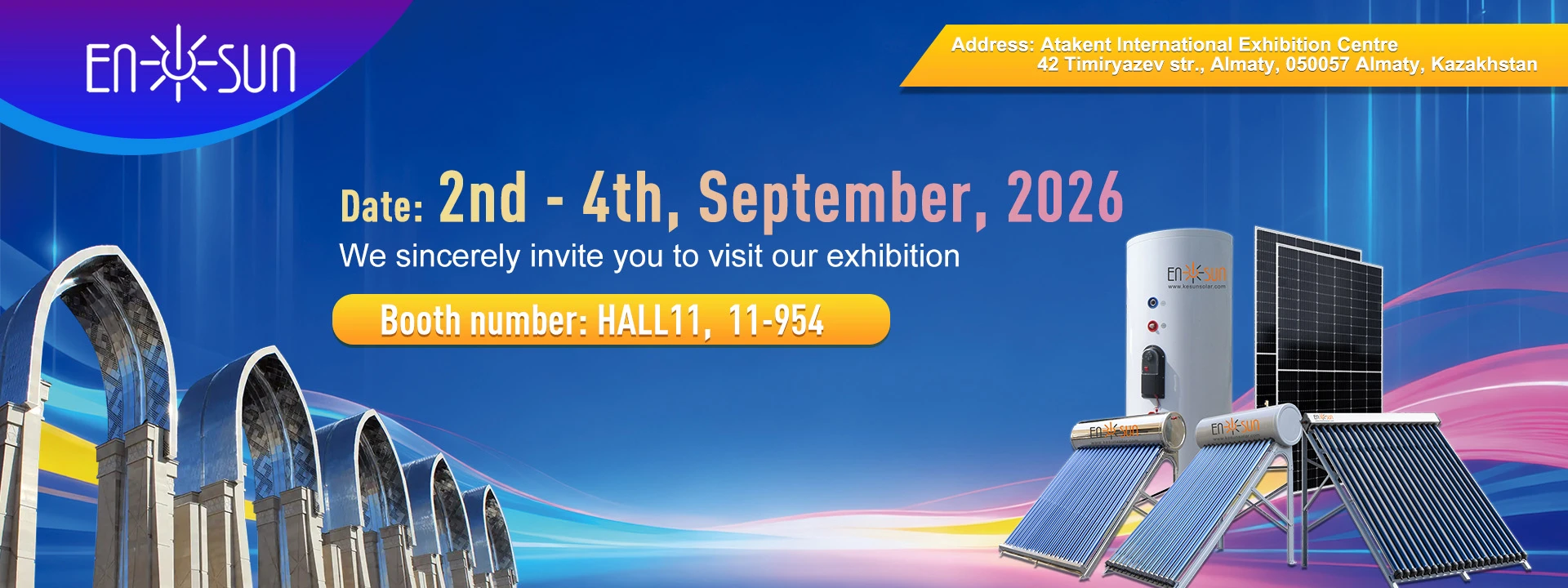 ENSUN Atakent International Exhibition Centre exhibition 2026